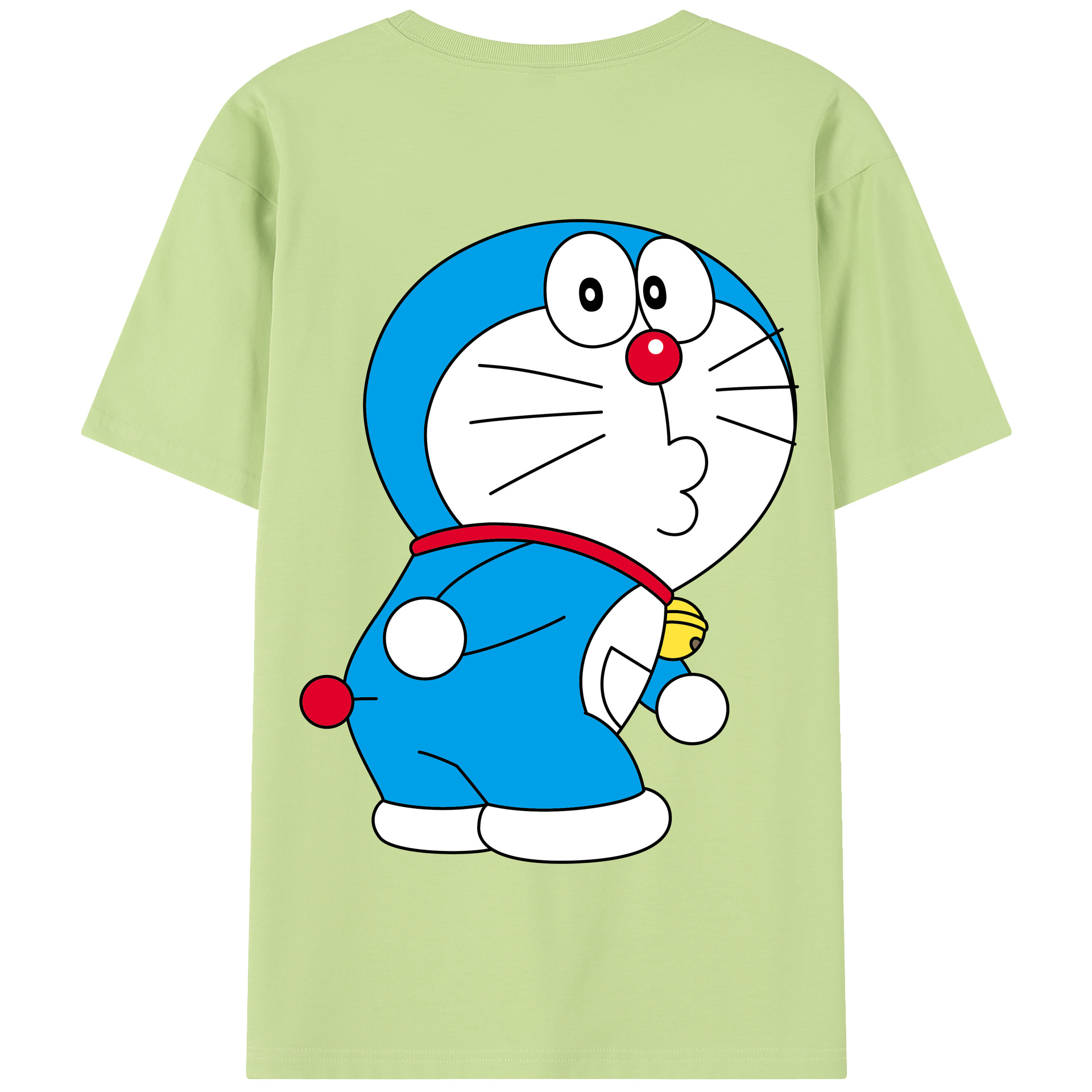 （画像用） ドラえもん Doraemon 綿100％半袖Tシャツ（背面プリント）